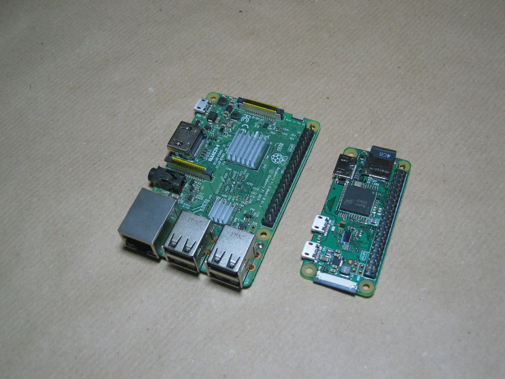 Raspberry Pi 3 Model B Plus und Raspberry Pi Zero W